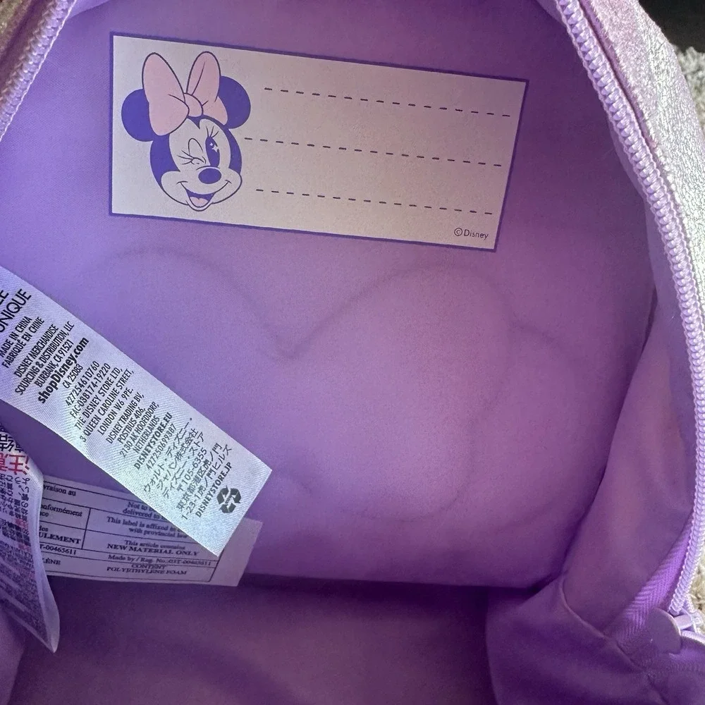 Disney Minnie Mouse Day Dreamer Backpack with Confetti Stars 12
